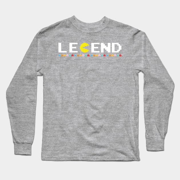 Legend of Pac-Man Long Sleeve T-Shirt by C.Note